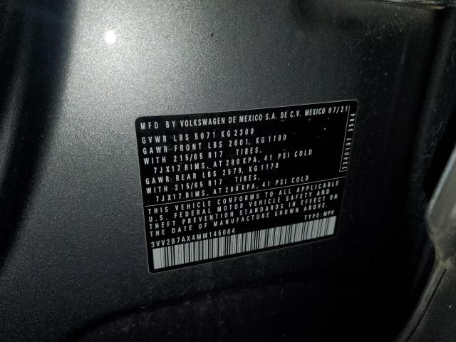 2021 VOLKSWAGEN TIGUAN SE - 3VV2B7AX4MM145084