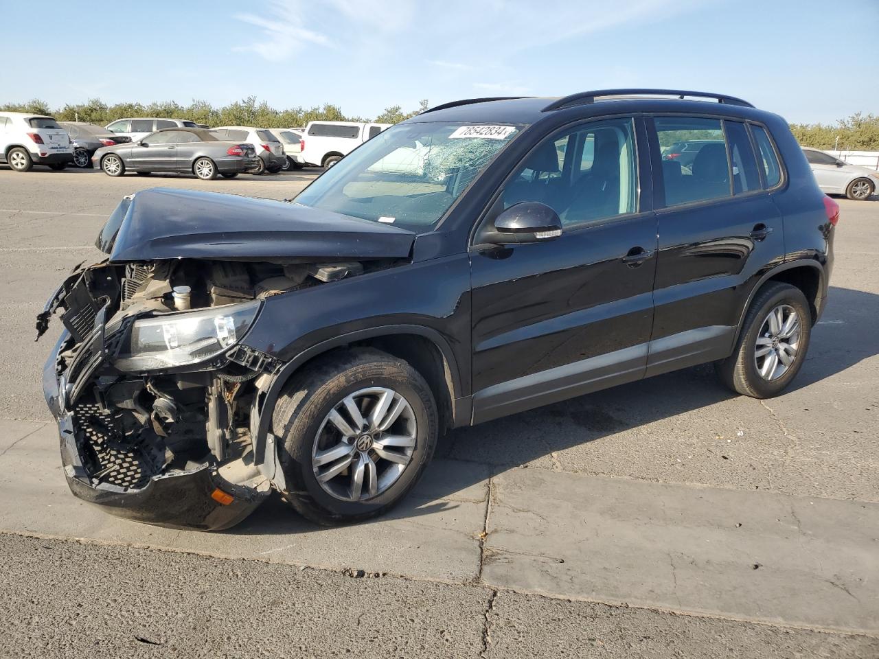 Lot #3028248789 2017 VOLKSWAGEN TIGUAN S