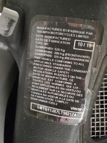 2020 TRIUMPH MOTORCYCLE ROCKET 3 R SMTG11JX7LT982174