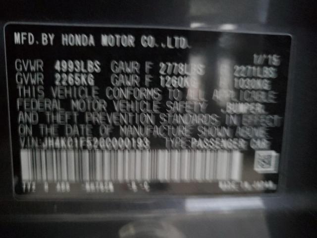 2016 ACURA RLX TECH - JH4KC1F52GC000193