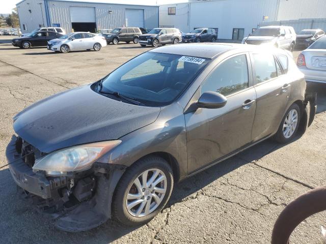 MAZDA 3 I 2012 gray  gas JM1BL1L84C1676618 photo #1