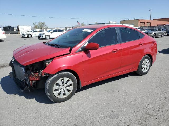 HYUNDAI ACCENT SE 2016 red  gas KMHCT4AE3GU044627 photo #1