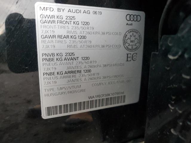 2019 AUDI Q3 PRESTIG - WA1FECF38K1079598