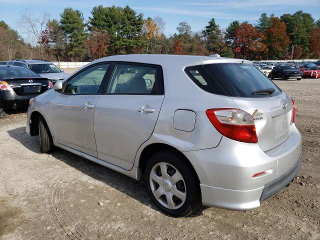 TOYOTA COROLLA MA 2009 silver hatchbac gas 2T1LE40E49C009322 photo #3