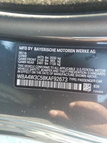 VIN WBA4W3C58KAF92673 2019 BMW 4 SERIES no.12