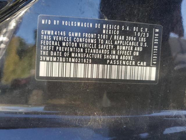 2024 VOLKSWAGEN JETTA SPOR - 3VWBM7BU1RM021629