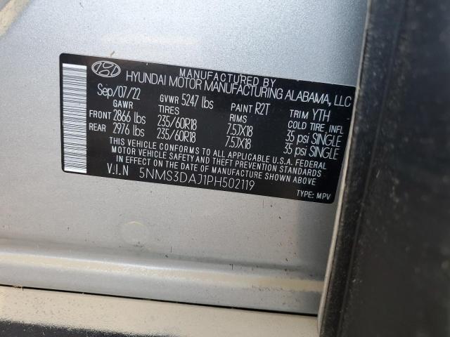 2023 HYUNDAI SANTA FE S - 5NMS3DAJ1PH502119