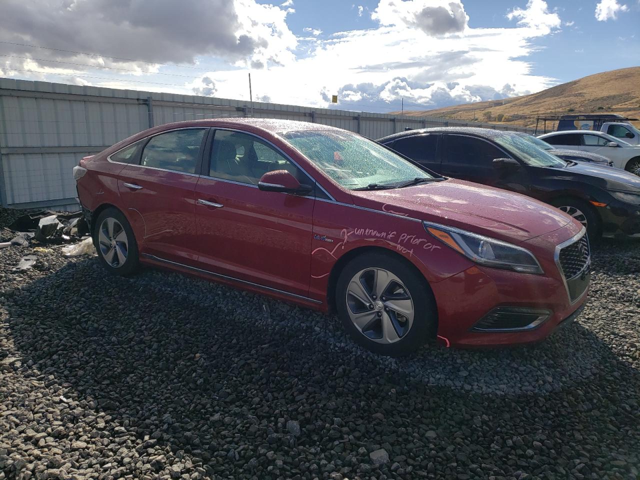 Lot #3028780733 2016 HYUNDAI SONATA HYB