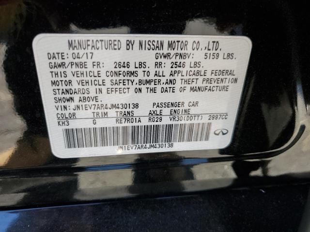 2018 INFINITI Q50 LUXE - JN1EV7AR4JM430138