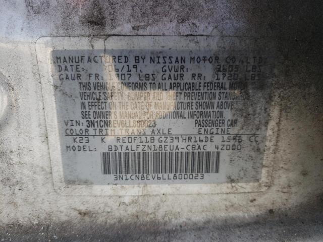 2020 NISSAN VERSA SV - 3N1CN8EV6LL800023
