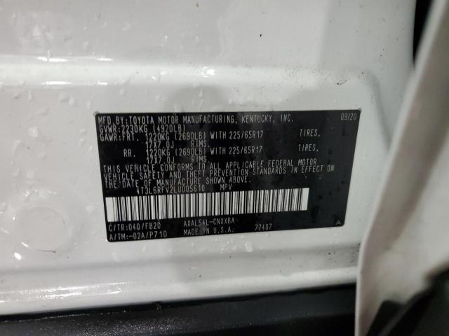 2020 TOYOTA RAV4 LE - 4T3L6RFV2LU005610