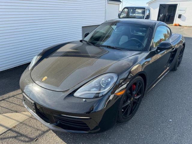 PORSCHE CAYMAN S 2019 black  gas WP0AB2A88KS278473 photo #1