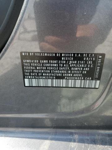 2016 VOLKSWAGEN JETTA SE - 3VWD67AJ8GM237016