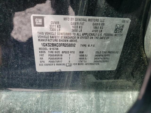 2015 GMC YUKON SLT - 1GKS2BKC0FR268092