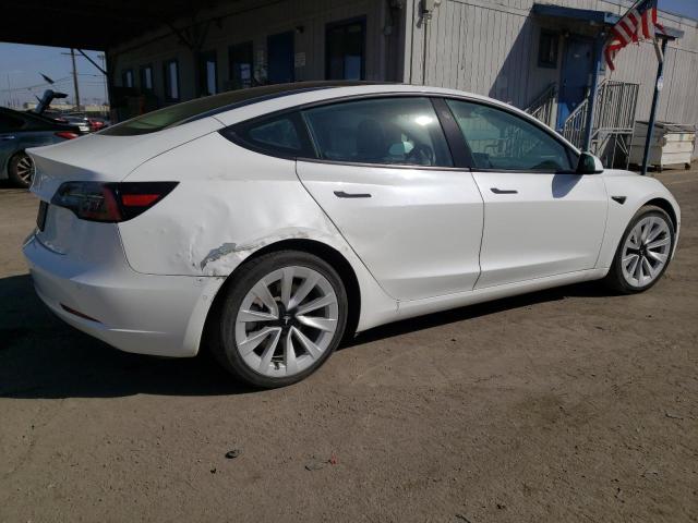 TESLA MODEL 3 2021 white  Electric 5YJ3E1EAXMF028143 photo #4