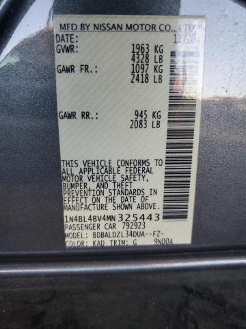 2021 NISSAN ALTIMA S - 1N4BL4BV4MN325443