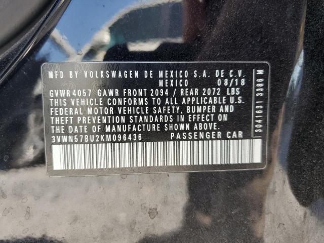 2019 VOLKSWAGEN JETTA S - 3VWN57BU2KM096436