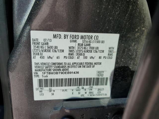 VIN 1FT8W3BT9DEB91436 2013 Ford F-350, Super Duty no.12