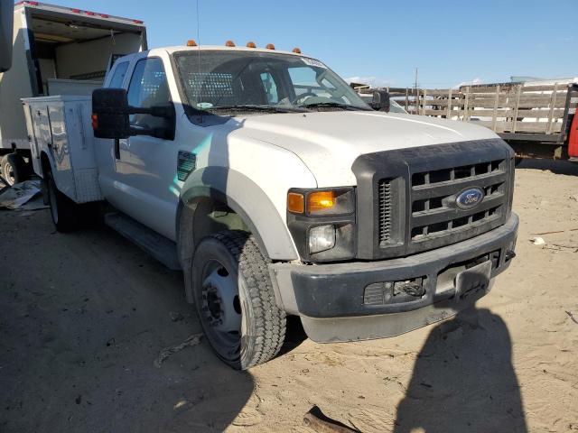 FORD F450 SUPER 2009 white  gas 1FDAX46Y79EA90859 photo #1