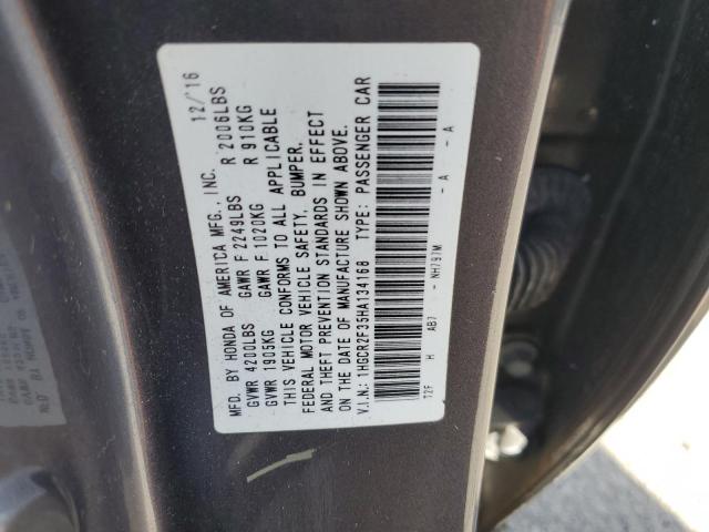 2017 HONDA ACCORD LX - 1HGCR2F35HA134168