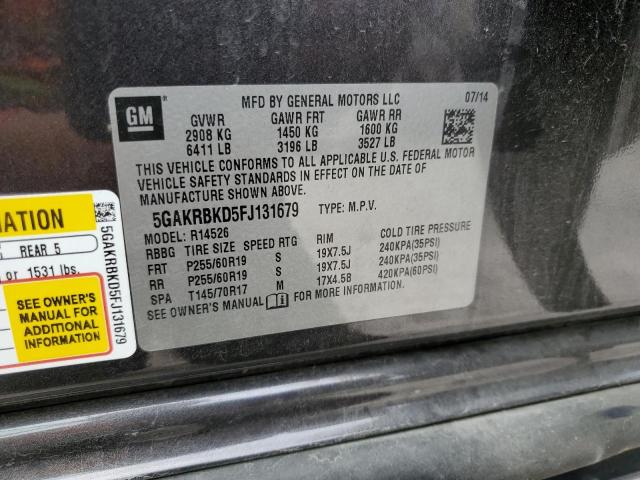 2015 BUICK ENCLAVE - 5GAKRBKD5FJ131679