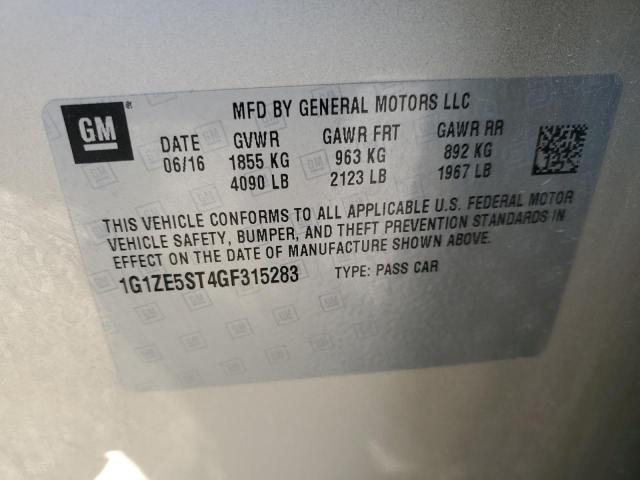 2016 CHEVROLET MALIBU LT - 1G1ZE5ST4GF315283