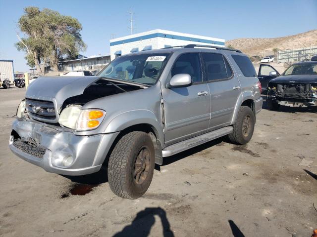 TOYOTA SEQUOIA SR 2004 silver 4dr spor gas 5TDBT44A64S207599 photo #1