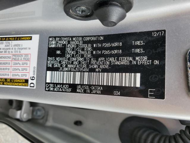 2018 LEXUS GX 460 - JTJBM7FX6J5195484