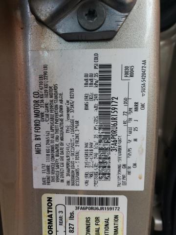 VIN 3FA6P0RU6JR159172 2018 Ford Fusion, Titanium/Pl... no.12