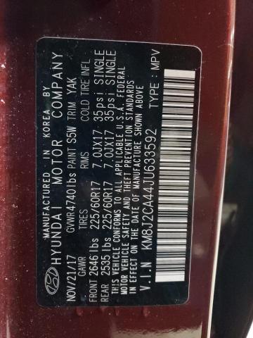2018 HYUNDAI TUCSON SE - KM8J2CA44JU633592