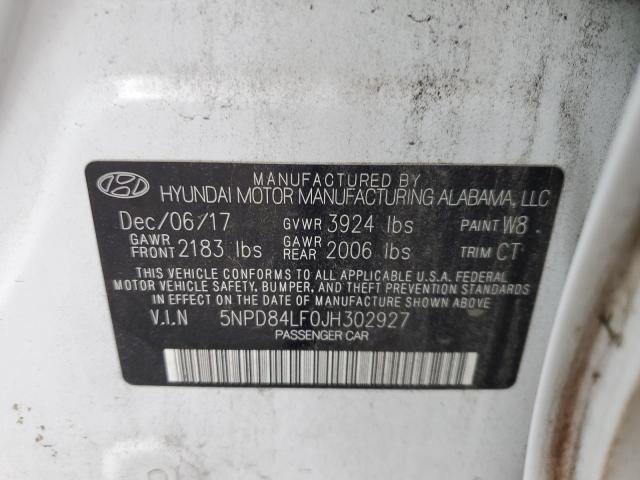 2018 HYUNDAI ELANTRA SE - 5NPD84LF0JH302927