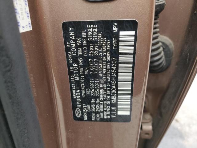 2017 HYUNDAI TUCSON LIM - KM8J3CA45HU454307