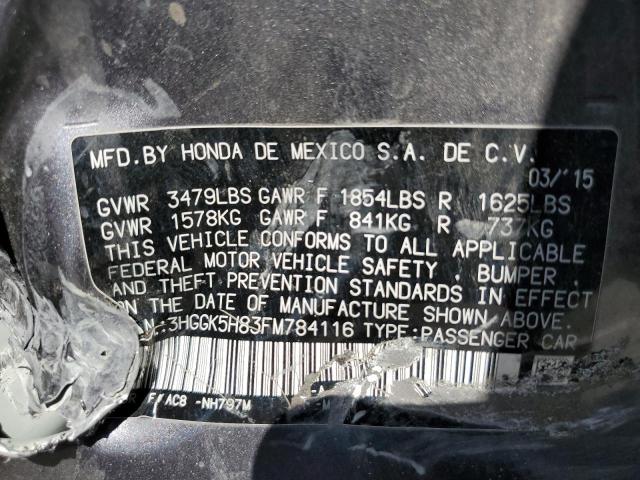 2015 HONDA FIT EX - 3HGGK5H83FM784116