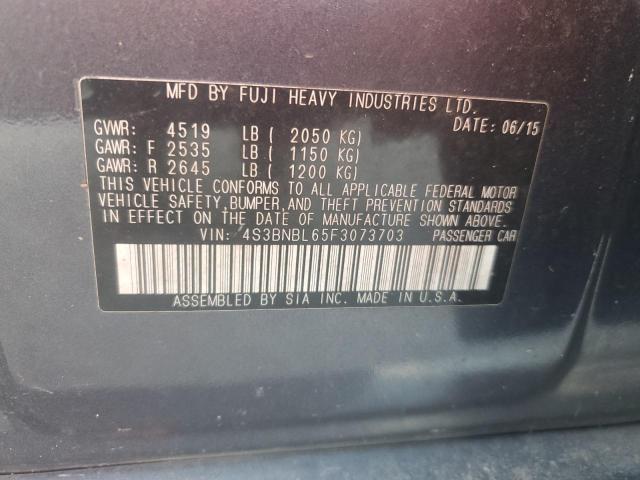 2015 SUBARU LEGACY 2.5 - 4S3BNBL65F3073703