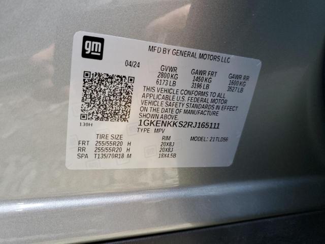 2024 GMC ACADIA UPL 1GKENKKS2RJ165111
