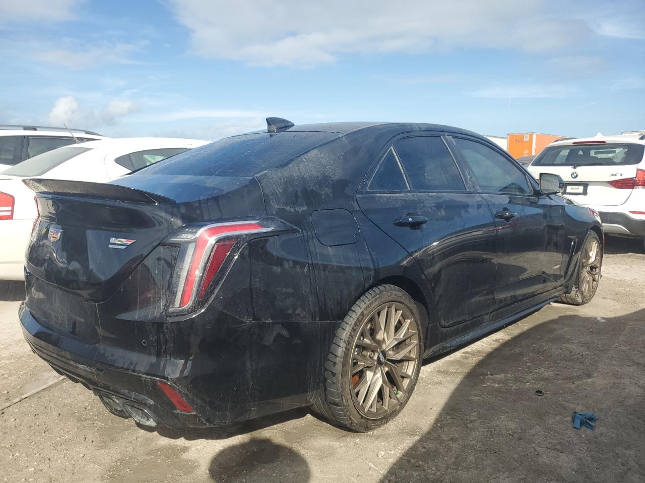 Lot #2974716437 2023 CADILLAC CT4-V BLAC