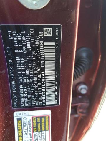 2018 HONDA CLARITY JHMZC5F13JC006501