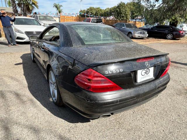 MERCEDES-BENZ SL 500 2005 black roadster gas WDBSK75F15F097656 photo #4