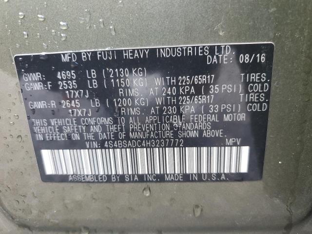 2018 SUBARU OUTBACK 2. - 4S4BSADC4H3237772