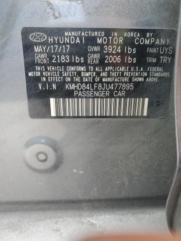 2018 HYUNDAI ELANTRA SE - KMHD84LF8JU477895