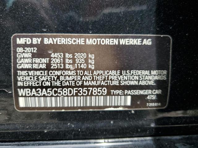 VIN WBA3A5C58DF357859 2013 BMW 3 Series, 328 I no.12