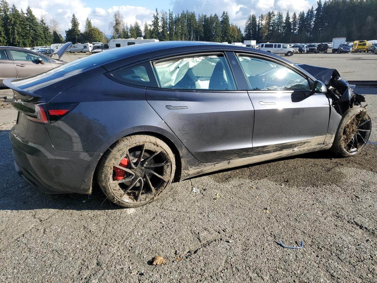 Lot #2986928852 2024 TESLA MODEL 3