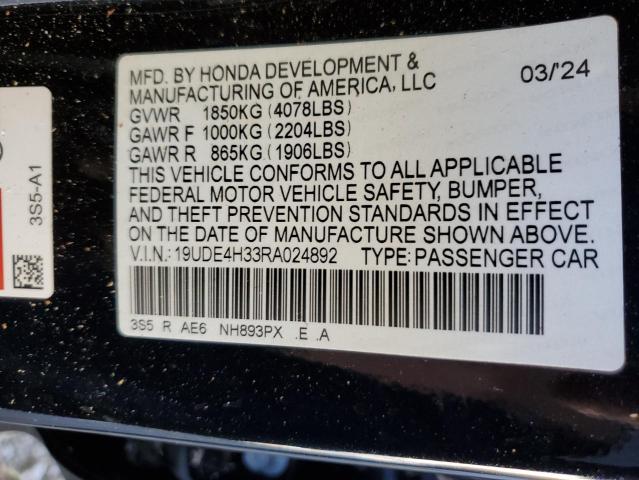 2024 ACURA INTEGRA A- - 19UDE4H33RA024892