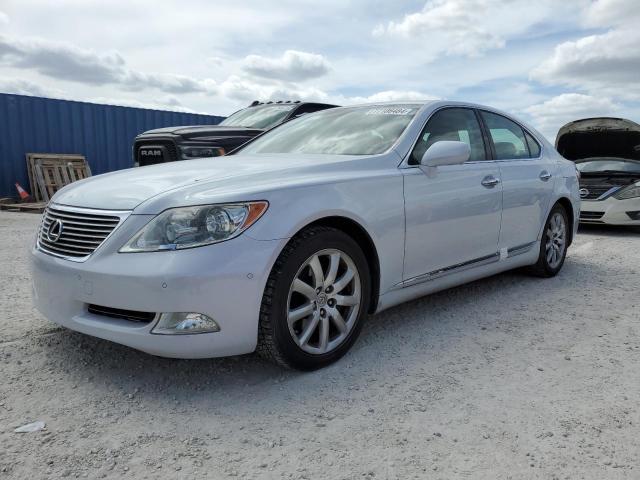 LEXUS LS 460 2008 white sedan 4d gas JTHBL46F585069184 photo #1