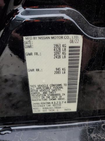 VIN 1N4BL4DV2NN412174 2022 NISSAN ALTIMA no.12