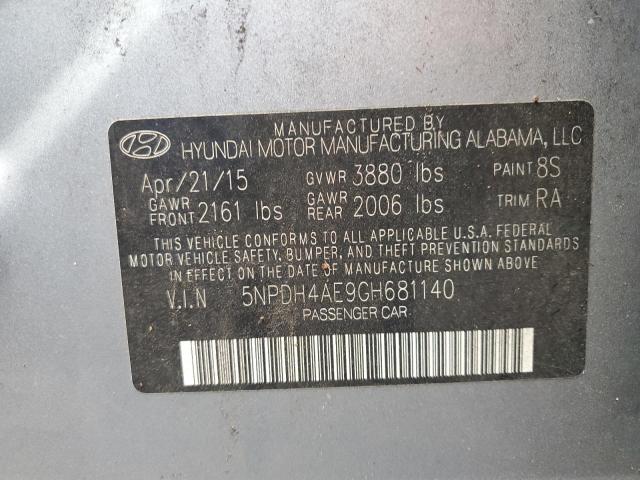 2016 HYUNDAI ELANTRA SE - 5NPDH4AE9GH681140