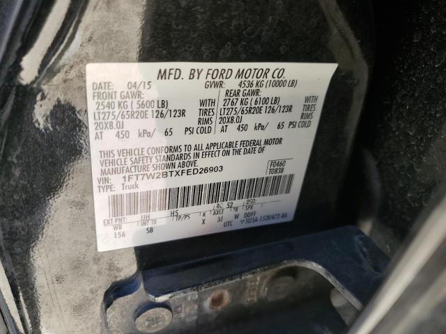 2015 FORD F250 SUPER - 1FT7W2BTXFED26903