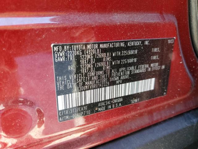 VIN 4T3D6RFV9RU142329 2024 Toyota 02-2FDC25, Limited no.14