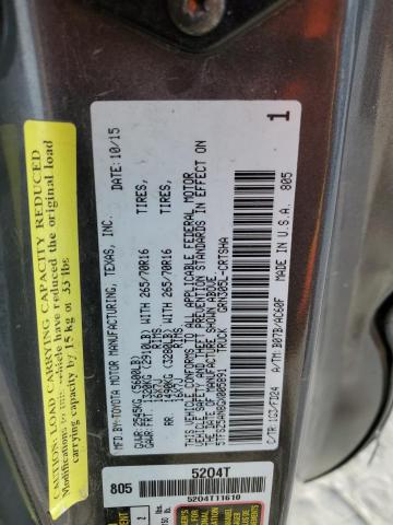 2016 TOYOTA TACOMA ACC - 5TFSZ5AN8GX005891