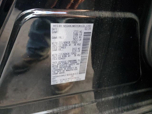 2020 NISSAN PATHFINDER - 5N1DR2CM4LC606837